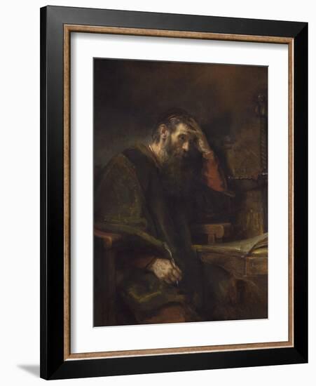 The Apostle Paul, C. 1657-Rembrandt van Rijn-Framed Art Print