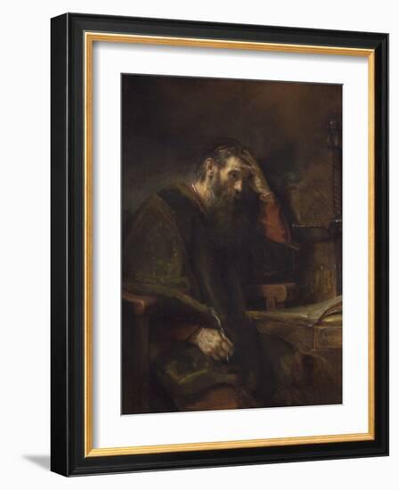 The Apostle Paul, C. 1657-Rembrandt van Rijn-Framed Art Print