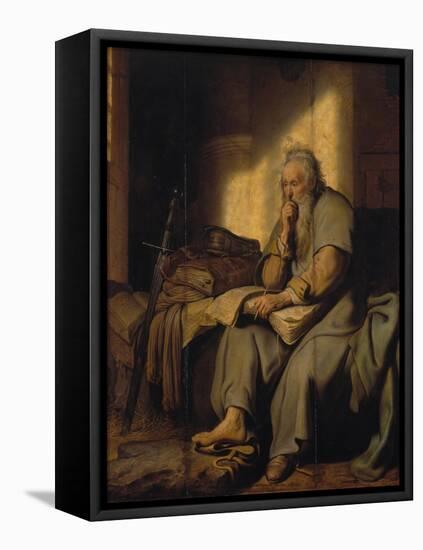 The Apostle Paul in Prison, 1627-Rembrandt van Rijn-Framed Premier Image Canvas