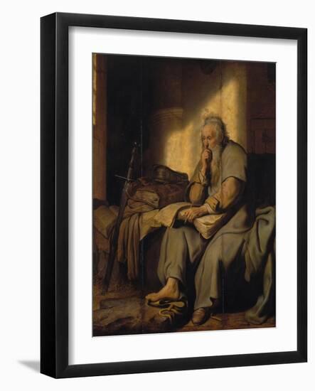 The Apostle Paul in Prison, 1627-Rembrandt van Rijn-Framed Giclee Print