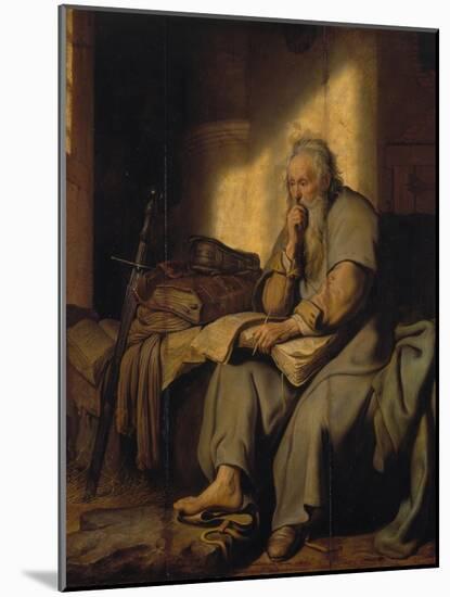 The Apostle Paul in Prison, 1627-Rembrandt van Rijn-Mounted Giclee Print