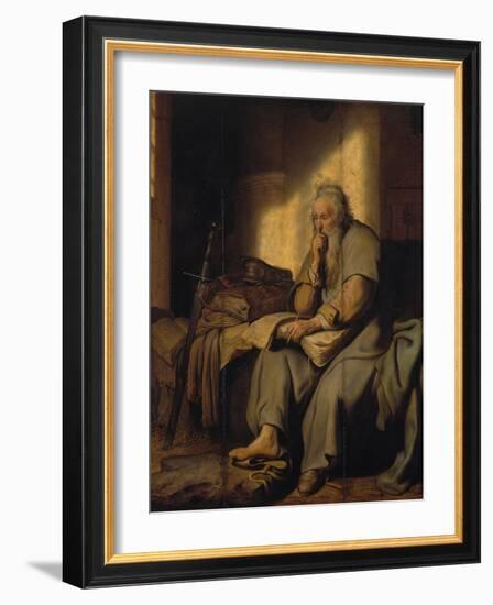 The Apostle Paul in Prison, 1627-Rembrandt van Rijn-Framed Giclee Print