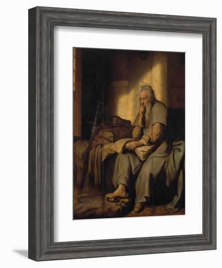 The Apostle Paul in Prison, 1627-Rembrandt van Rijn-Framed Giclee Print