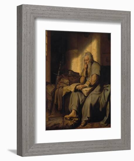 The Apostle Paul in Prison, 1627-Rembrandt van Rijn-Framed Giclee Print