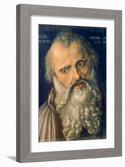 The Apostle Philip, 1516-Albrecht Durer-Framed Giclee Print