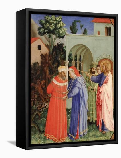 The Apostle Saint James the Greater Freeing the Magician Hermogenes-Fra Angelico-Framed Premier Image Canvas