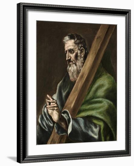 The Apostle St. Andrew, c.1600-El Greco-Framed Giclee Print