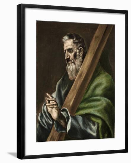 The Apostle St. Andrew, c.1600-El Greco-Framed Giclee Print