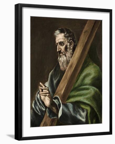 The Apostle St. Andrew, c.1600-El Greco-Framed Giclee Print