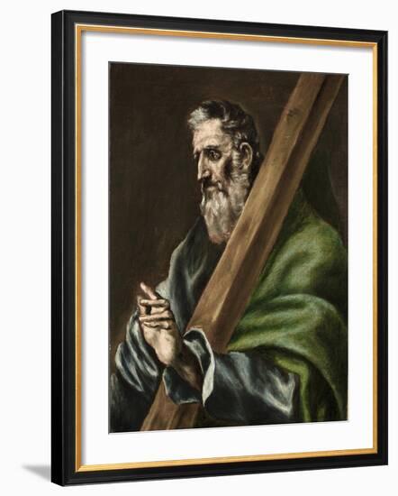 The Apostle St. Andrew, c.1600-El Greco-Framed Giclee Print