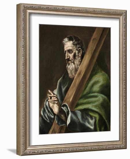 The Apostle St. Andrew, c.1600-El Greco-Framed Giclee Print