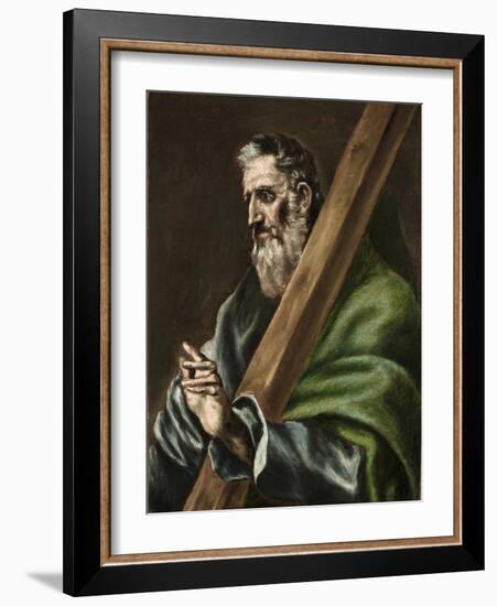 The Apostle St. Andrew, c.1600-El Greco-Framed Giclee Print