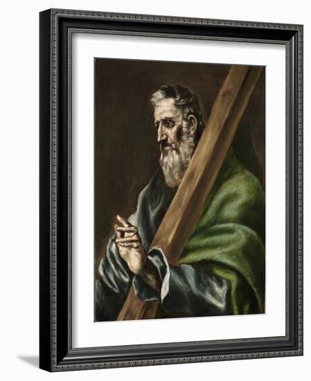 The Apostle St. Andrew, c.1600-El Greco-Framed Giclee Print