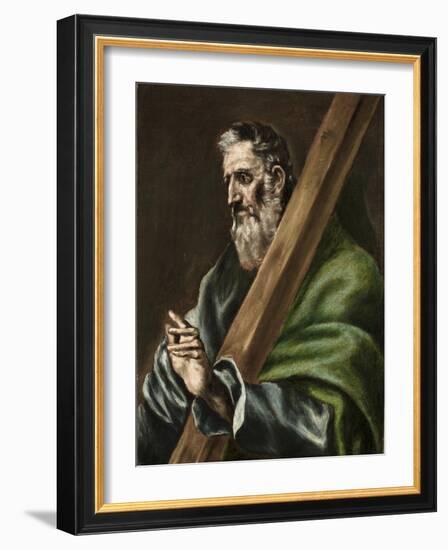 The Apostle St. Andrew, c.1600-El Greco-Framed Giclee Print