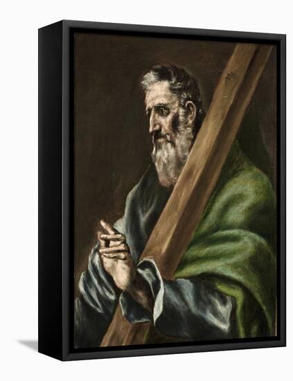 The Apostle St. Andrew, c.1600-El Greco-Framed Premier Image Canvas