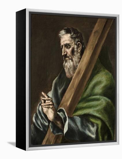 The Apostle St. Andrew, c.1600-El Greco-Framed Premier Image Canvas