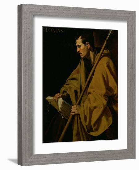 The Apostle St. Thomas, circa 1619-20-Diego Velazquez-Framed Giclee Print