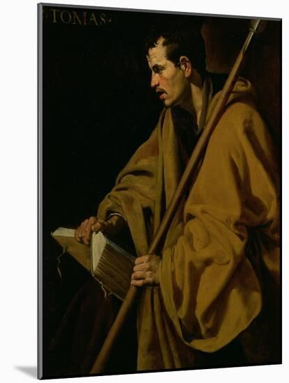 The Apostle St. Thomas, circa 1619-20-Diego Velazquez-Mounted Giclee Print