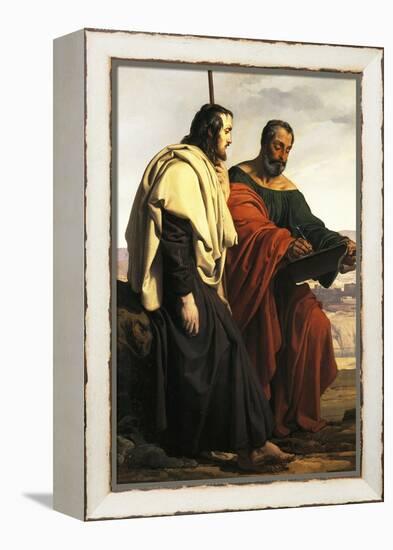 The Apostles Philip and James on their Way to their Preaching, That Is, Two Exiled Patriots-Francesco Hayez-Framed Premier Image Canvas