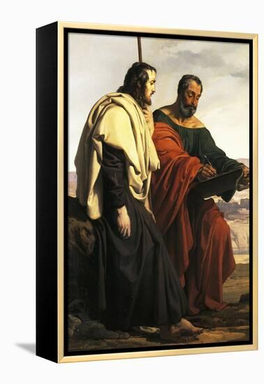 The Apostles Philip and James on their Way to their Preaching, That Is, Two Exiled Patriots-Francesco Hayez-Framed Premier Image Canvas