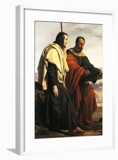 The Apostles Philip and James on their Way to their Preaching, That Is, Two Exiled Patriots-Francesco Hayez-Framed Giclee Print