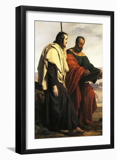 The Apostles Philip and James on their Way to their Preaching, That Is, Two Exiled Patriots-Francesco Hayez-Framed Premium Giclee Print