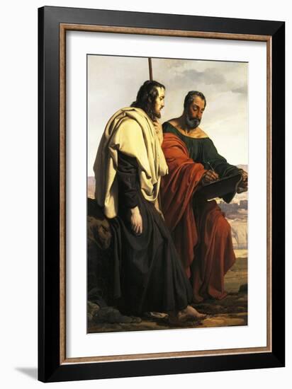 The Apostles Philip and James on their Way to their Preaching, That Is, Two Exiled Patriots-Francesco Hayez-Framed Giclee Print