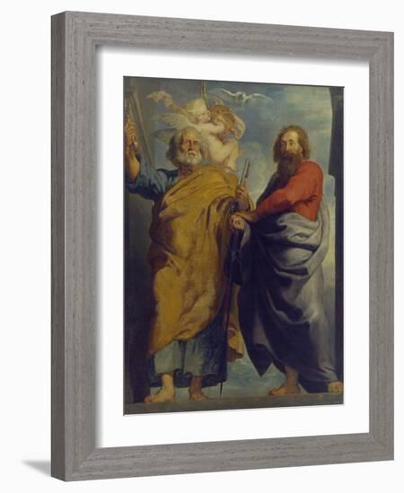 The Apostles St. Peter and St. Paul-Peter Paul Rubens-Framed Giclee Print