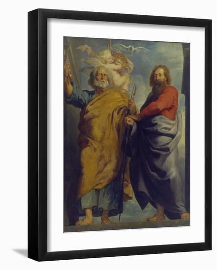 The Apostles St. Peter and St. Paul-Peter Paul Rubens-Framed Giclee Print