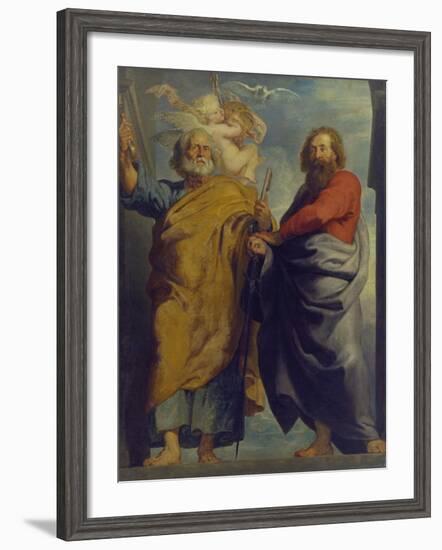 The Apostles St. Peter and St. Paul-Peter Paul Rubens-Framed Giclee Print