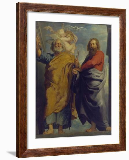 The Apostles St. Peter and St. Paul-Peter Paul Rubens-Framed Giclee Print