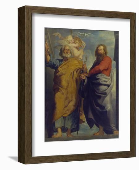 The Apostles St. Peter and St. Paul-Peter Paul Rubens-Framed Giclee Print