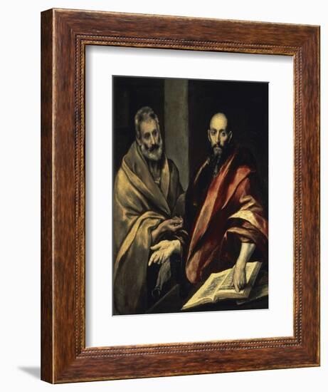 The Apostles St. Peter and St. Paul-El Greco-Framed Giclee Print