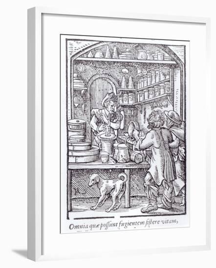 The Apothecary, Published by Hartman Schopper-null-Framed Giclee Print