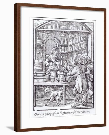 The Apothecary, Published by Hartman Schopper-null-Framed Giclee Print
