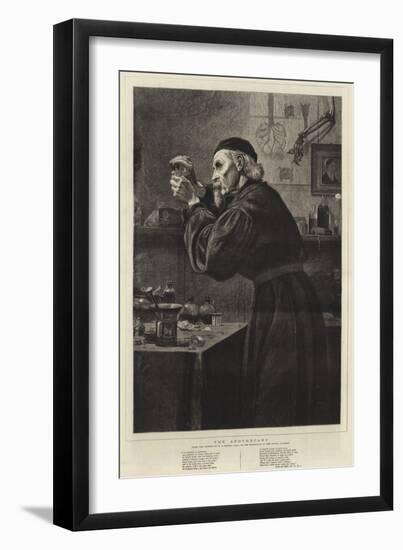 The Apothecary-Henry Stacey Marks-Framed Giclee Print