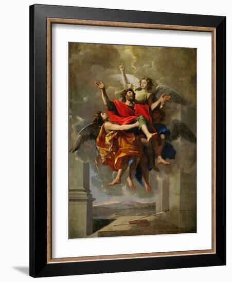 The Apotheosis of Saint Paul-Nicolas Poussin-Framed Giclee Print