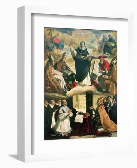 The Apotheosis of St. Thomas Aquinas, 1631-Francisco de Zurbarán-Framed Giclee Print