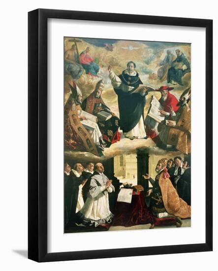 The Apotheosis of St. Thomas Aquinas, 1631-Francisco de Zurbarán-Framed Giclee Print