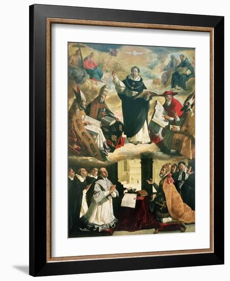 The Apotheosis of St. Thomas Aquinas, 1631-Francisco de Zurbarán-Framed Giclee Print