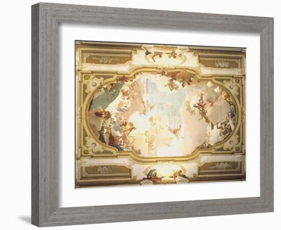 The Apotheosis of the Pisani Family-Giambattista Tiepolo-Framed Giclee Print