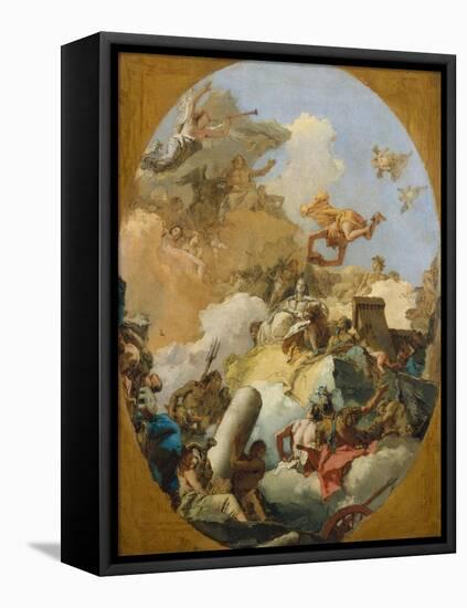 The Apotheosis of the Spanish Monarchy, c.1765-Giovanni Battista Tiepolo-Framed Premier Image Canvas