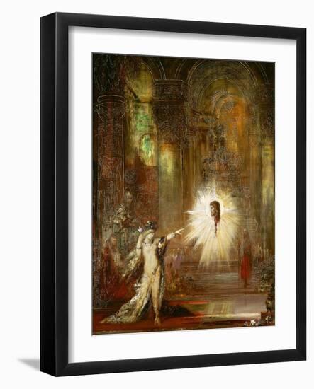 The Apparition. (1874).-Gustave Moreau-Framed Giclee Print