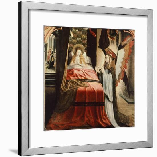 The Apparition of Angel, Scene from St Ursula Cycle, 1500-null-Framed Giclee Print