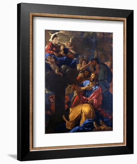 The Apparition of the Virgin to St James the Great, C1629-1630-Nicolas Poussin-Framed Giclee Print