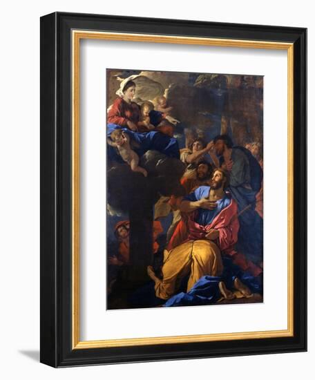 The Apparition of the Virgin to St James the Great, C1629-1630-Nicolas Poussin-Framed Giclee Print