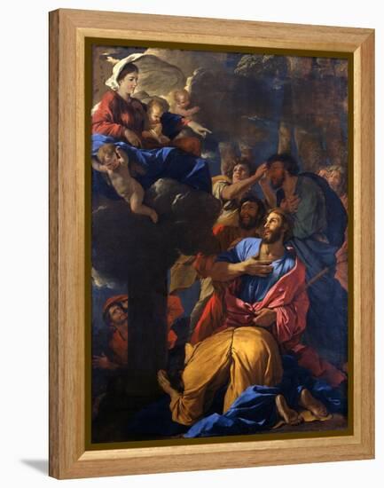 The Apparition of the Virgin to St James the Great, C1629-1630-Nicolas Poussin-Framed Premier Image Canvas