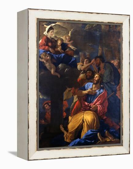 The Apparition of the Virgin to St James the Great, C1629-1630-Nicolas Poussin-Framed Premier Image Canvas