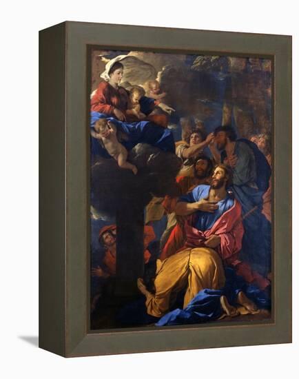 The Apparition of the Virgin to St James the Great, C1629-1630-Nicolas Poussin-Framed Premier Image Canvas