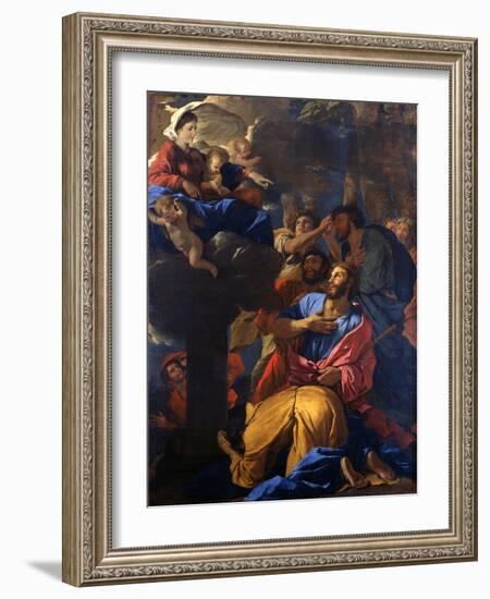 The Apparition of the Virgin to St James the Great, C1629-1630-Nicolas Poussin-Framed Giclee Print